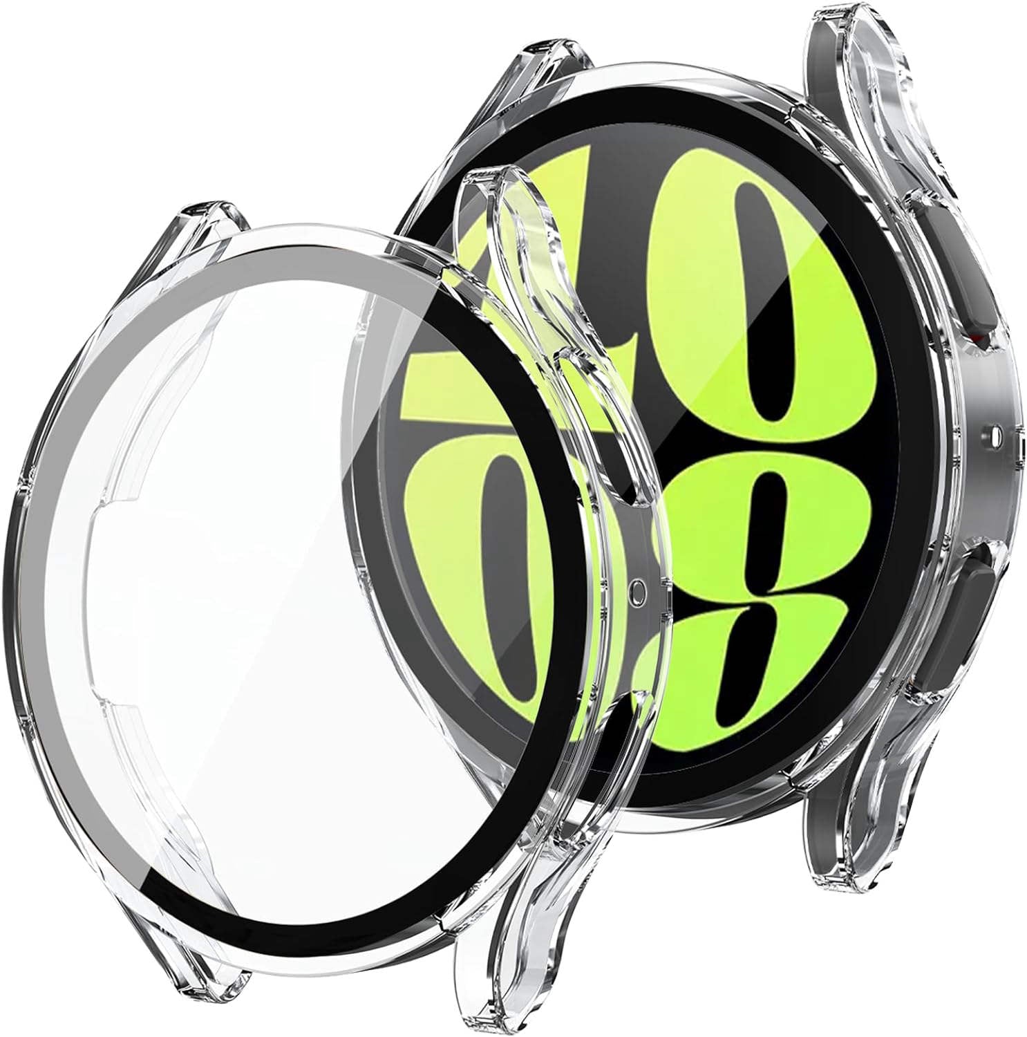 Étui rigide en PC et protecteur d'écran pour Samsung Galaxy Watch 4 5 6 Étui rigide en PC et protecteur d'écran pour Samsung Galaxy Watch 4 5 6